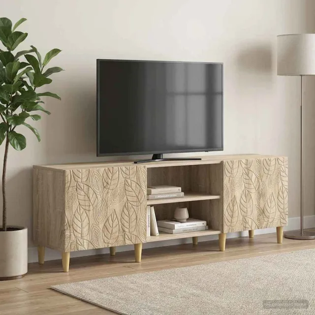 vidaXL TV-kast 150 x 31 x 50 cm Sonoma Eiken Bewerkt hout, foto 2