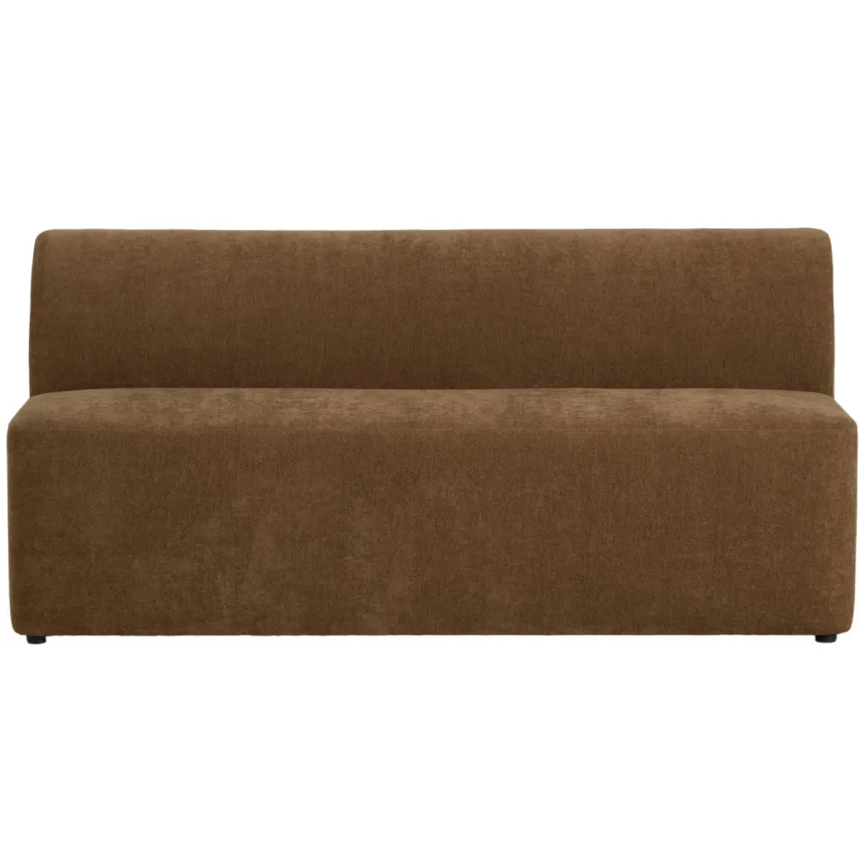 NOUS Living Rhea 3-zits element eetkamerbank bruin