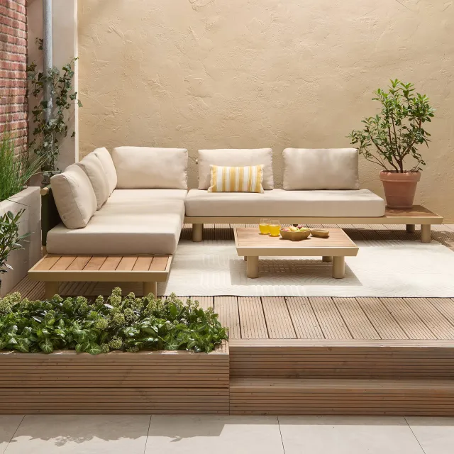 NOUS Garden Verdera hoek loungeset beige, foto 2