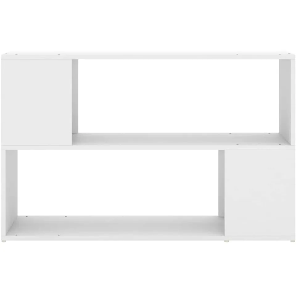 vidaXL Boekenkast 100x24x63 cm bewerkt hout wit, foto 4