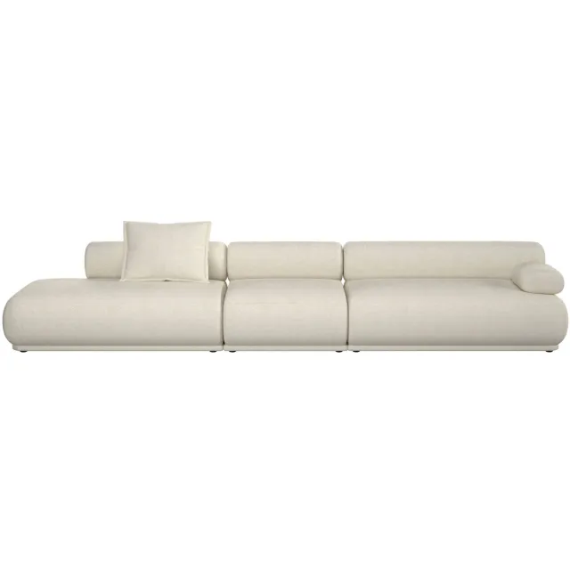 Zuiver Rembrandt 4-zitsbank links beige