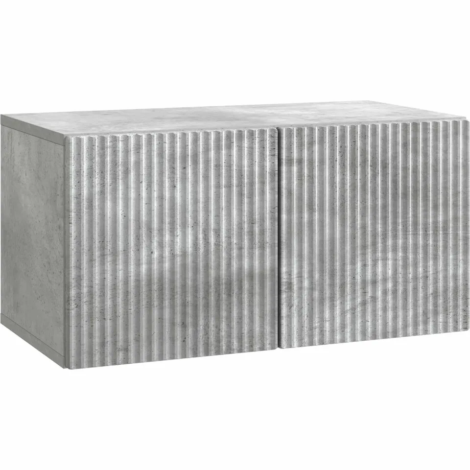 vidaXL Wandbeugel TV-kast 59,5 x 31 x 30 cm Betongrijs Bewerkt hout grijs, foto 3