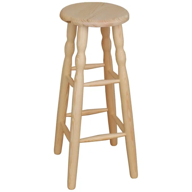 Metdrew Houten Barpot 79cm Hoog - Massieve Tak Grenen