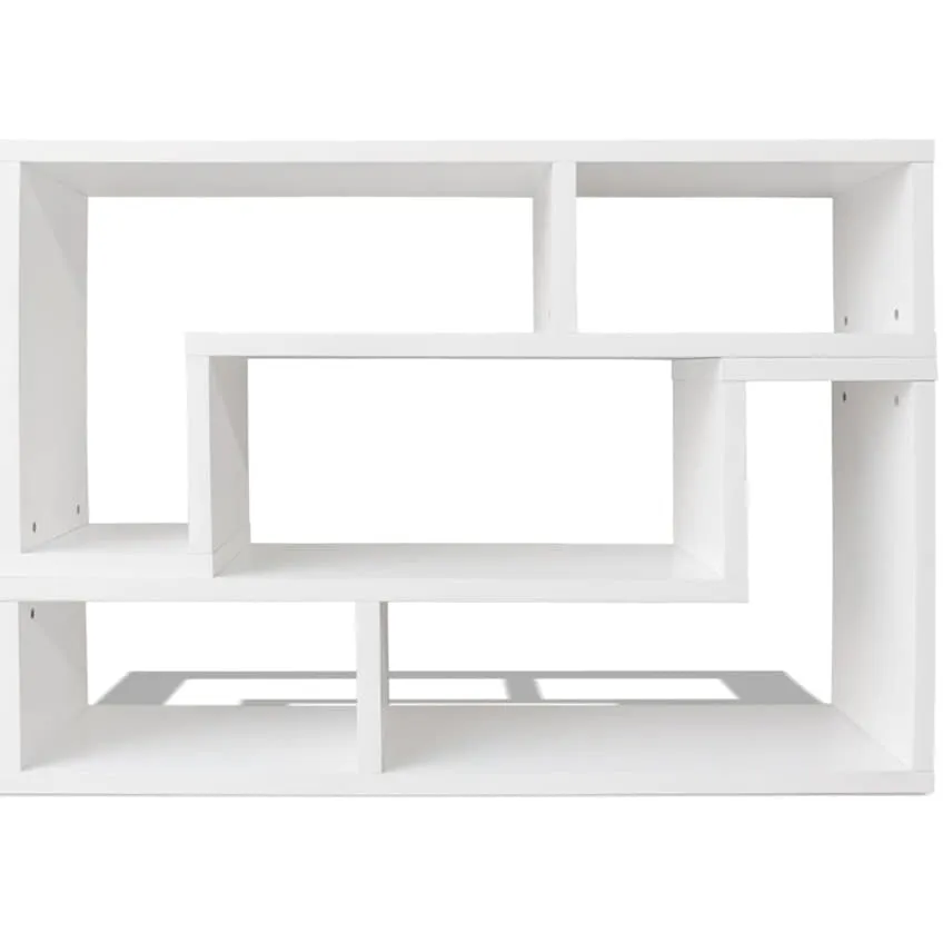 vidaXL Tv-meubel dubbel L-vormig wit