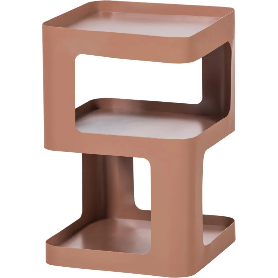 WOOOD Riv bijzettafel nachtkastje zalmroze salmon pink