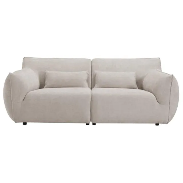 Tower Living 3-zitsbank Aberdeen - Crème Stof - 227x111x86cm