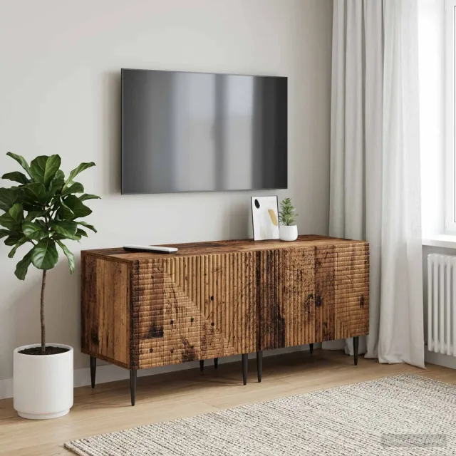 vidaXL Tv-meubel Oud hout Bewerkt hout bruin, foto 2