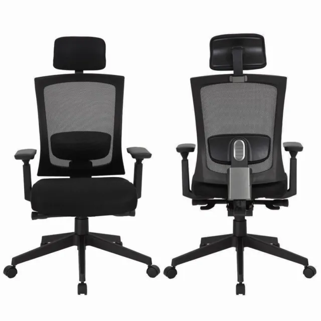 Sedero Ergonomische Bureaustoel Joy Comfort - Verstelbare Kantoorstoel - Bureaustoelen voor Volwassenen Zwart