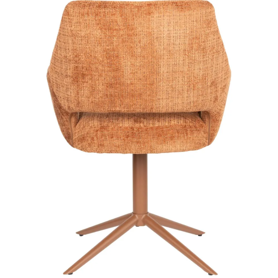 Housecraft Living Merel draaibare eetkamerstoel terracotta, foto 3