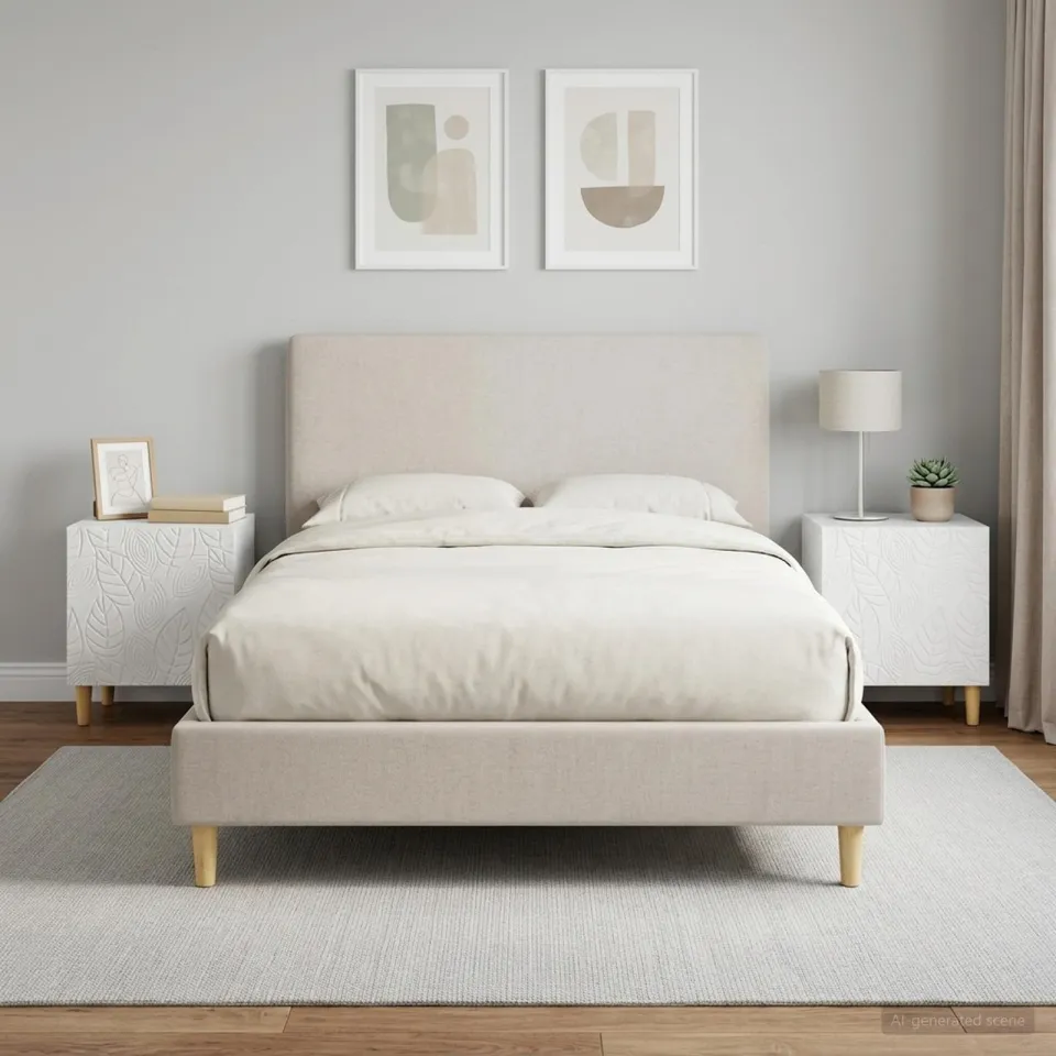 vidaXL Nachtkastje 2 st Wit 43 x 34,5 x 50 cm Bewerkt hout, foto 2