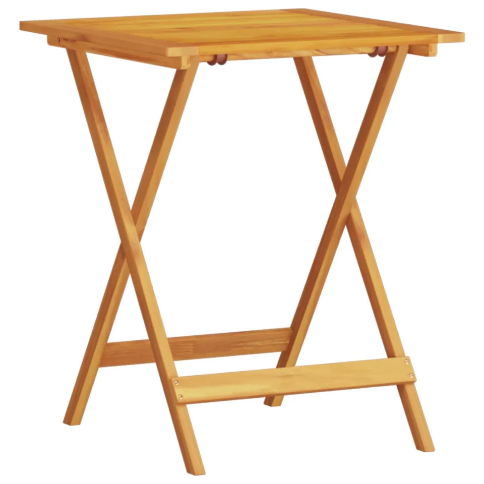 vidaXL Vouw Bistro Set 3 st Bruin Massief Acaciahout, foto 2