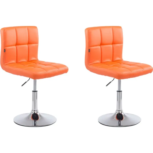 CLP Palma V2 Set van 2 Lounger - Kunstleer oranje