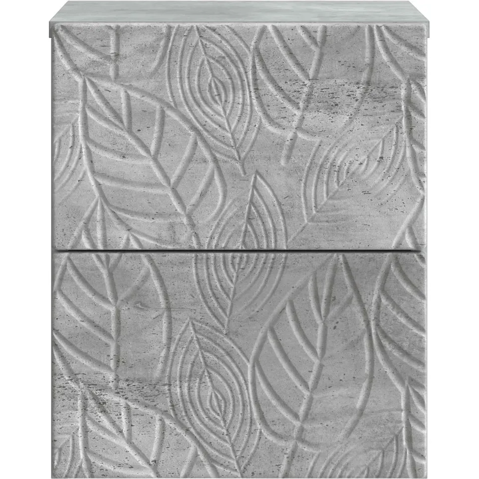 vidaXL Wandbeugel Bedkast Betongrijs 34,5 x 33 x 40 cm Bewerkt hout grijs, foto 4