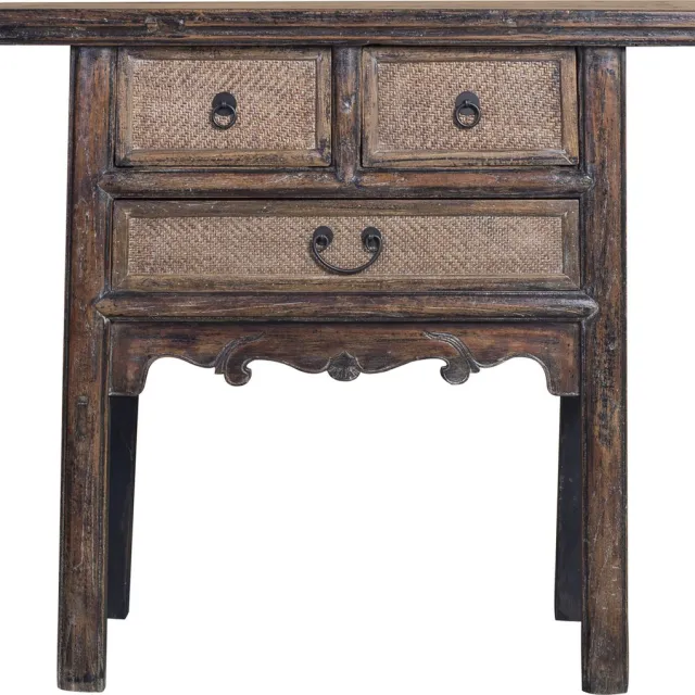 Fine Asianliving Antieke Chinese Sidetable Bamboe B100xD45xH86cm Chinese Meubels Oosterse Kast Bruin
