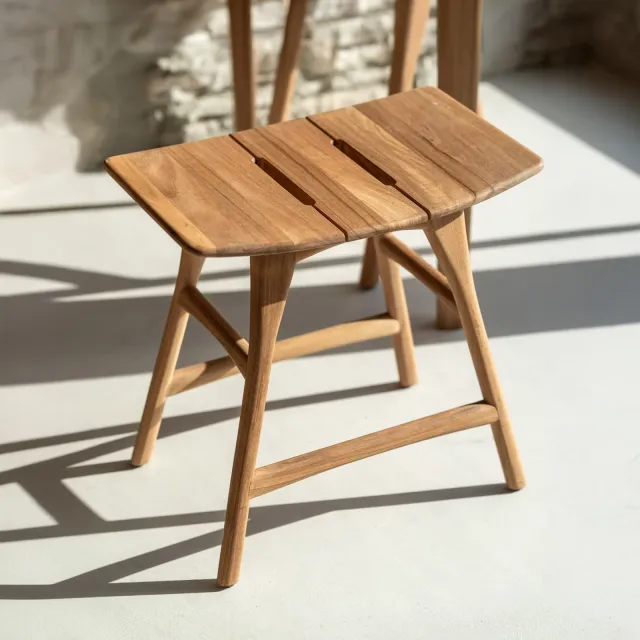 Ethnicraft Osso outdoor krukje naturel, foto 2