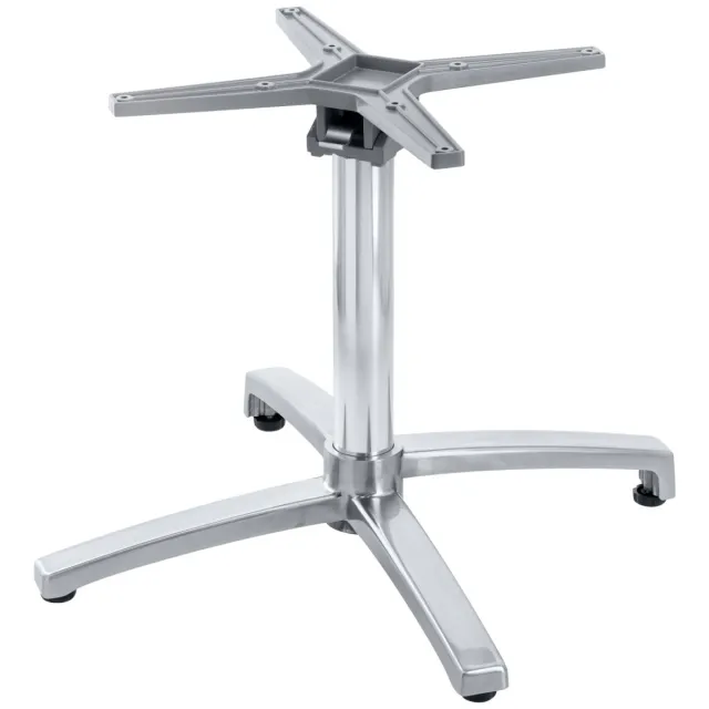 Vega Loungetafelzuil voor buiten Taipa opvouwbaar; 66x66x50 cm (BxLxH); zilver