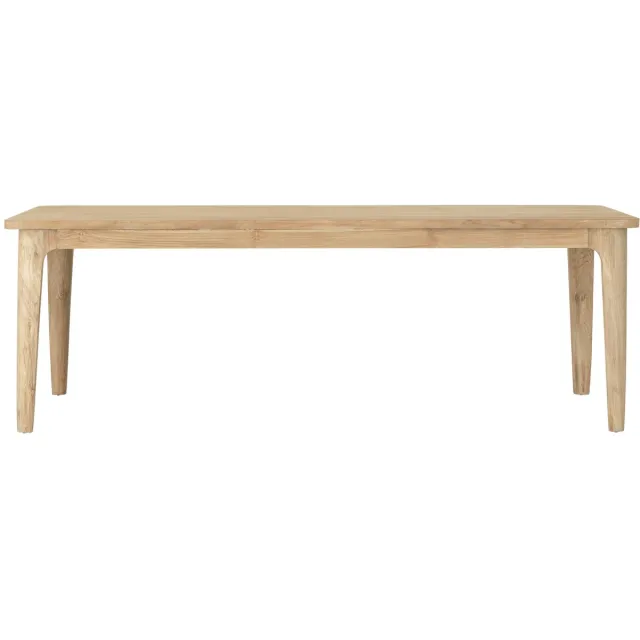 DTP Home Dining table Forte rectangular,76x225x90 cm, teakwood natural Naturel