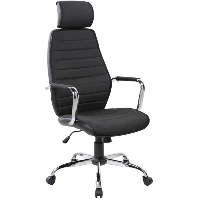 Furnitex QZY-41H - Draaibare bureaustoel - Zwart - TILT-mechanisme