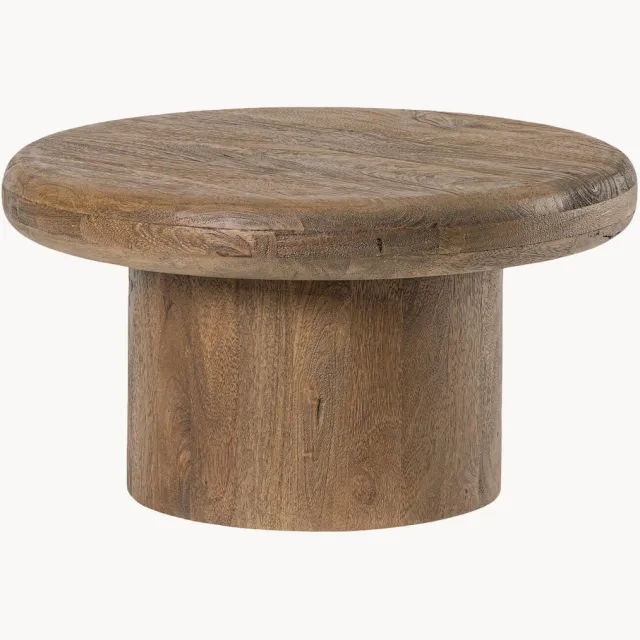 Bizzotto Ronde salontafel Lopez van mangohout Bruin