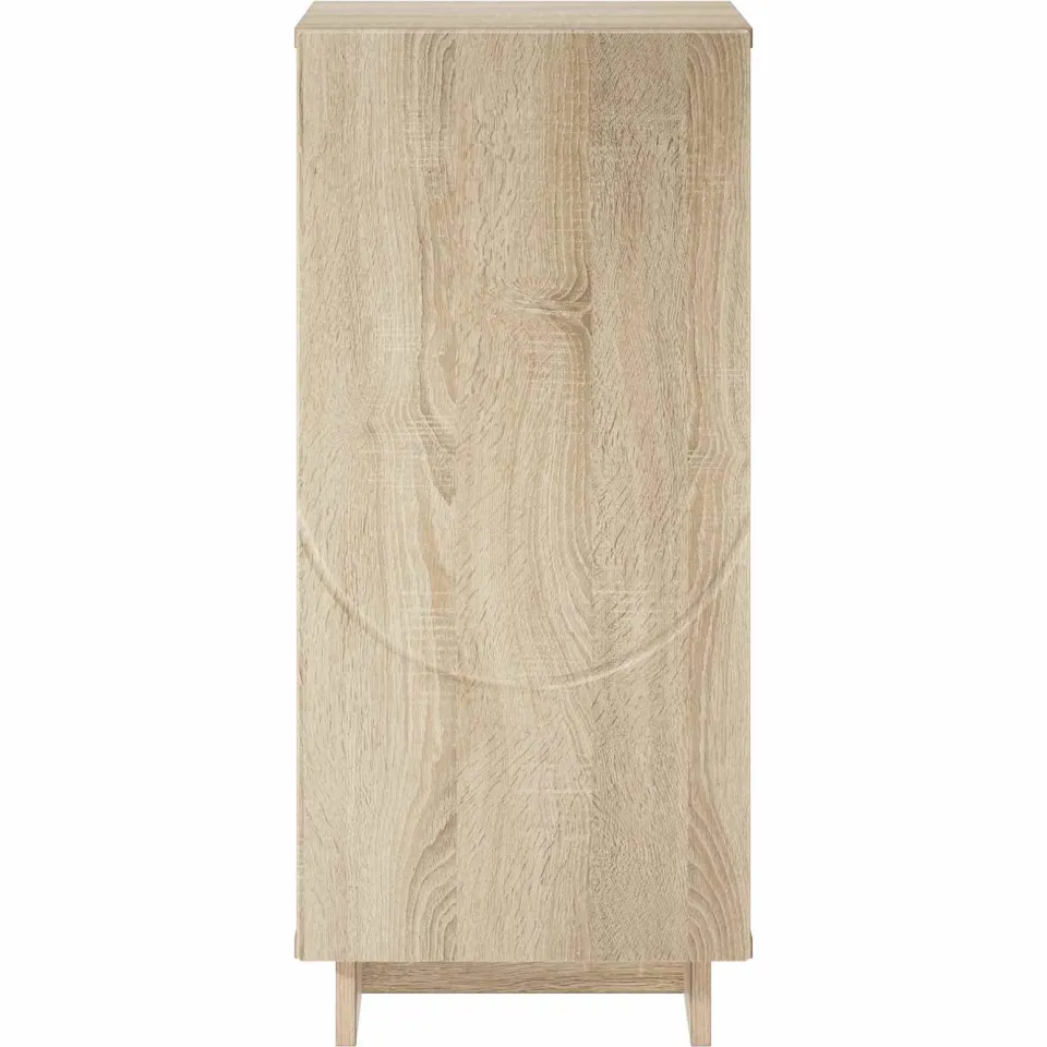vidaXL Dressoir Sonoma Eiken 33,5 x 34,5 x 75 cm Bewerkt hout, foto 4