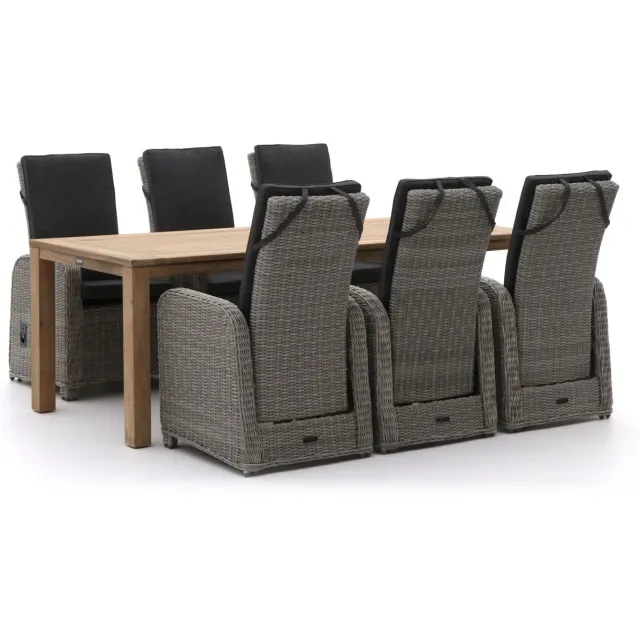 Intenso Furniture Intenso Umbria/ROUGH-S 220cm dining tuinset 7-delig verstelbaar bruin, foto 2