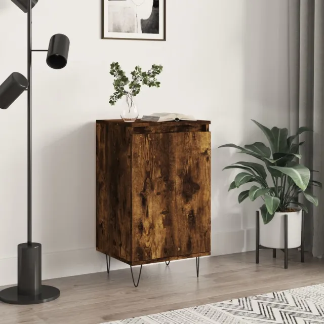 vidaXL Dressoir 40x35x70 cm bewerkt hout gerookt eikenkleurig, foto 2