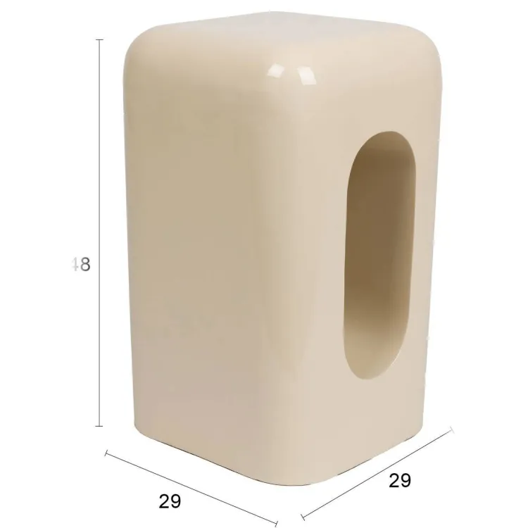 Zuiver Creek bijzettafel beige, foto 4