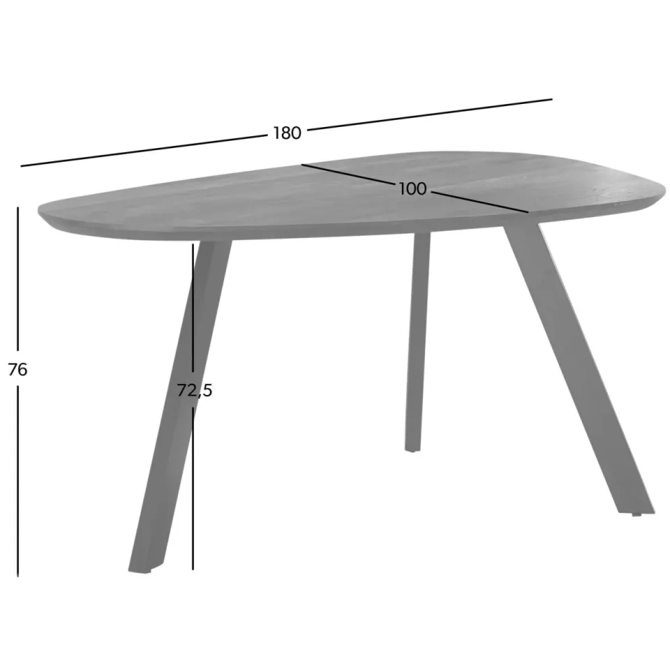 NOUS Living eetkamertafel Arya naturel, foto 5