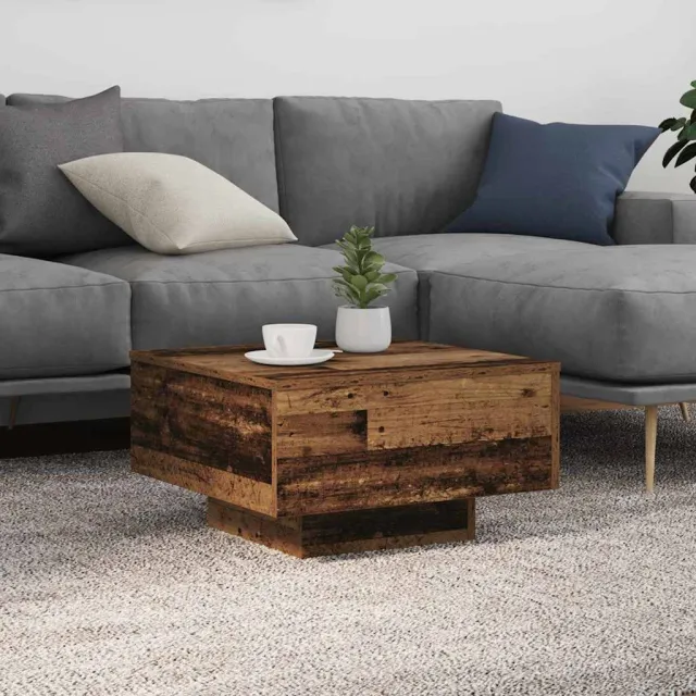 vidaXL Oud hout 55 x 55 x 31 cm Bewerkt hout Bruin