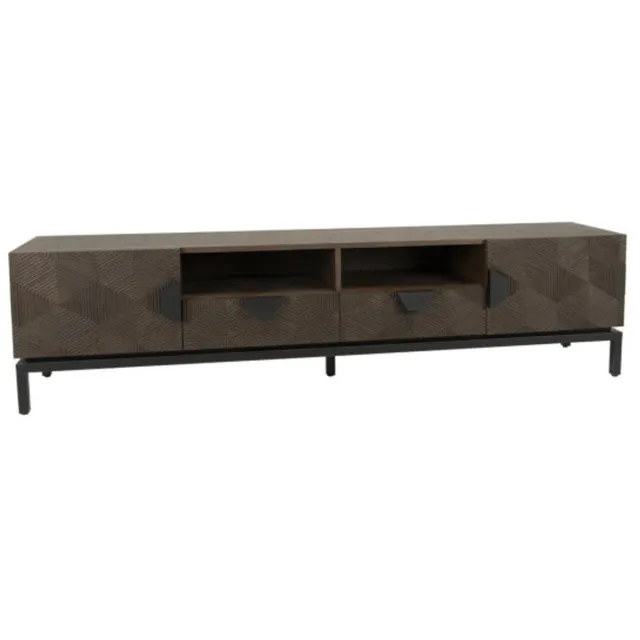 Tower Living San Marino tv-meubel - 200 cm - bruin