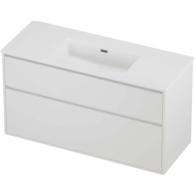 Proline Tribute Badmeubelset Porselein Elegant Enkel 120x46x67 cm Mat Wit Mat White