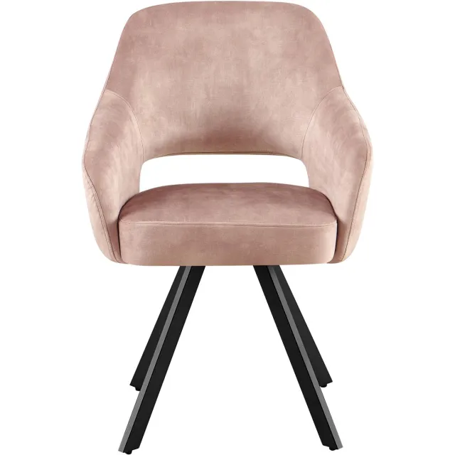 Benoa Eetkamerstoel Emilie Adore 12 Taupe - eetkamerstoelen set van 2