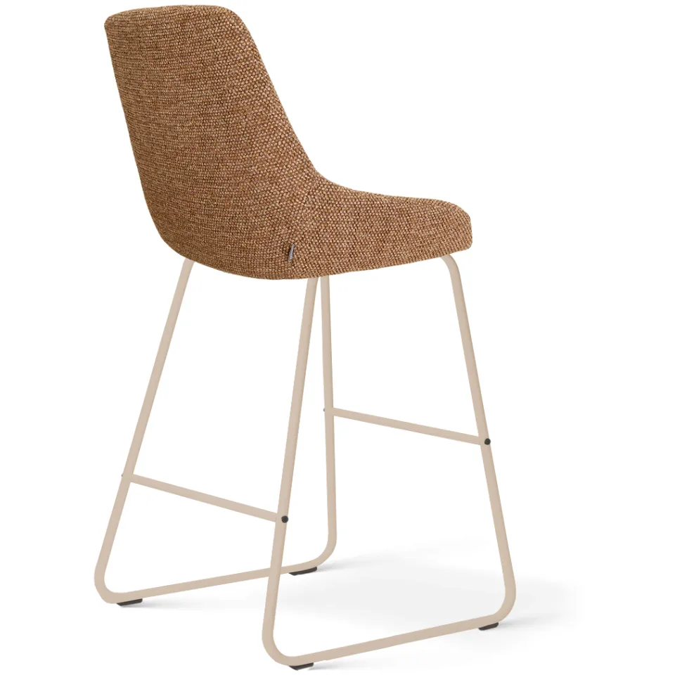 Nolon Nino-Isa barkruk bruin blend - beige onderstel - 65 cm, foto 3
