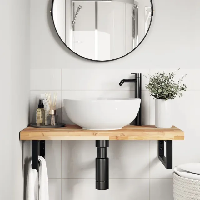 vidaXL Tafelblad rechthoekig 100x40x4 cm massief acaciahout Bruin
