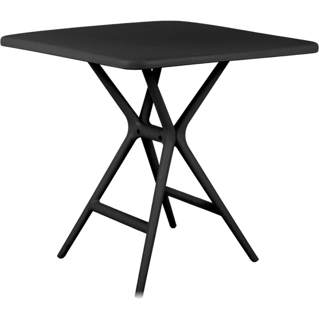 Leitmotiv Bijzettafel - Zwart - 70x70x73 cm