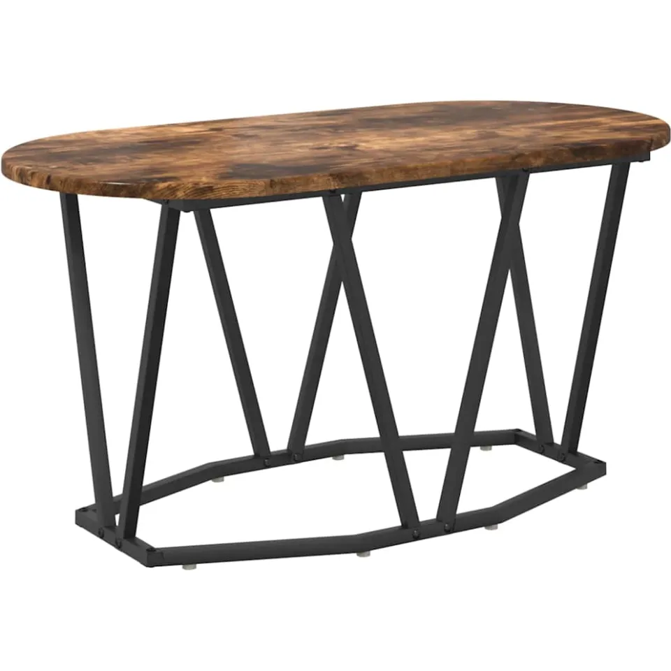 vidaXL Salontafel Gerookt eiken 80 x 40 x 40.5 cm, foto 3