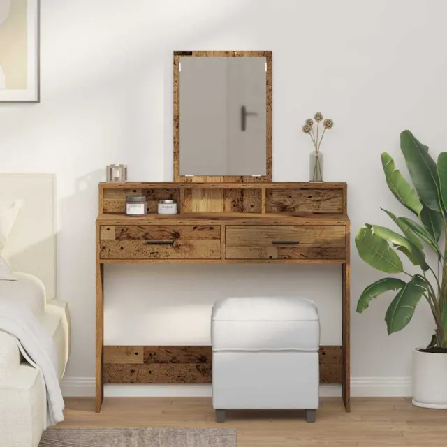 vidaXL Plafondtafel Oudhout 100 x 41 x 140 cm Bewerkt hout bruin, foto 2