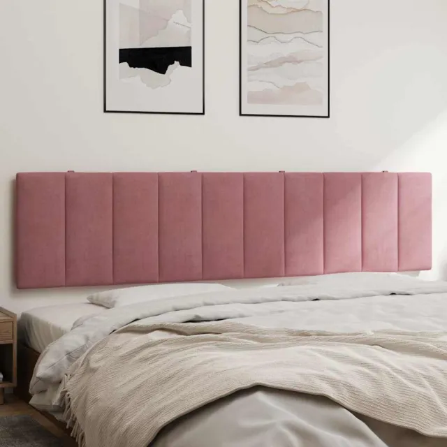 vidaXL Hoofdbordkussen "Hanko" 200 cm fluweel roze