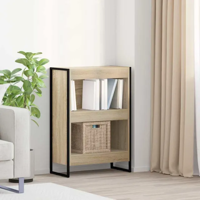 vidaXL Boekenkast 60 x 30 x 86,5 cm Bewerkt hout Sonoma bruin, foto 2