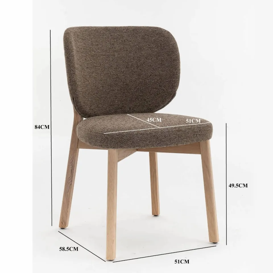 Giga Meubel Nobu eetkamerstoel taupe, foto 3