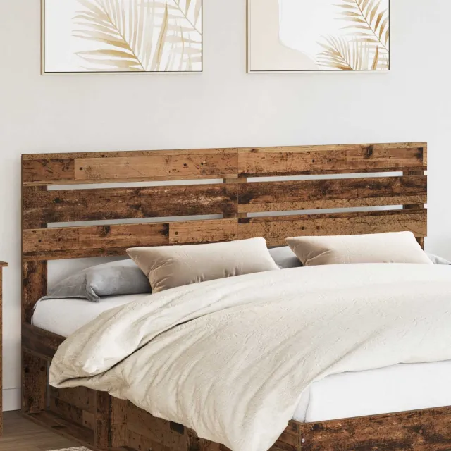 vidaXL Hoofdbord Oud Hout Bewerkt hout Bruin