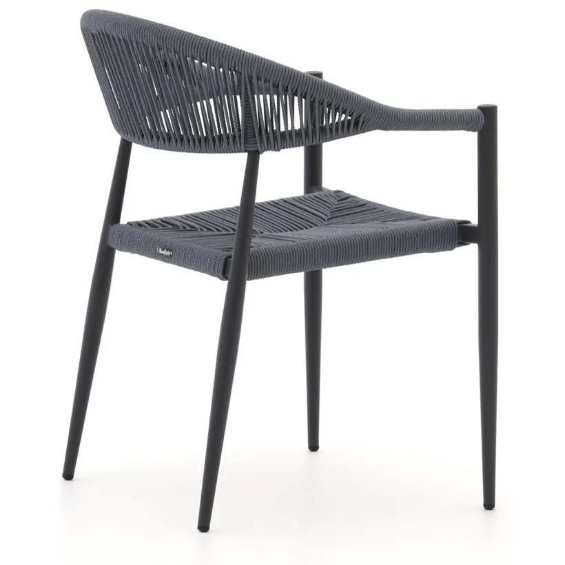 Manifesto Furniture Manifesto Belpasso dining tuinstoel stapelbaar grijs, foto 4