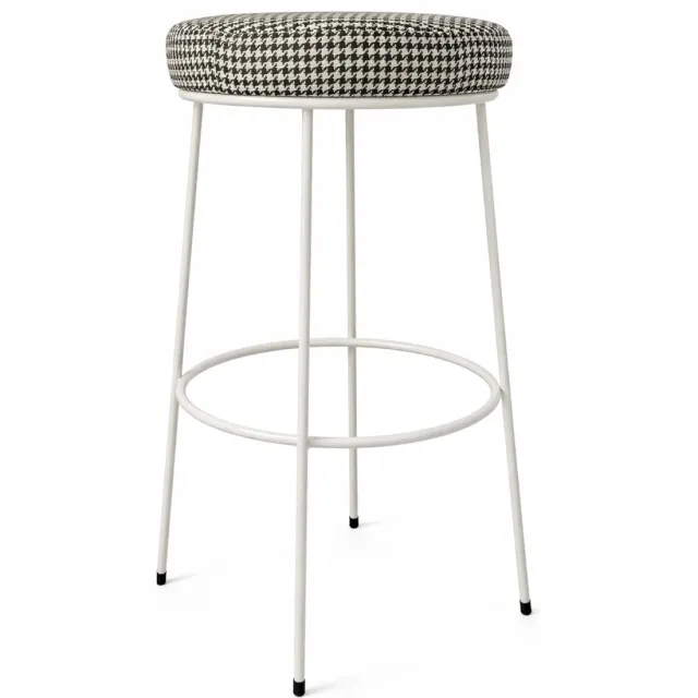 Bias Barkruk 75cm Kasjmier Metaal Pepita Design Loft