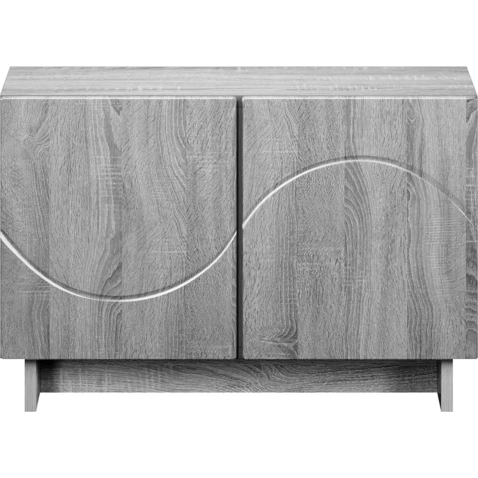 vidaXL tv-meubel 60 x 34.5 x 40 cm Grijs Sonoma Bewerkt hout, foto 4