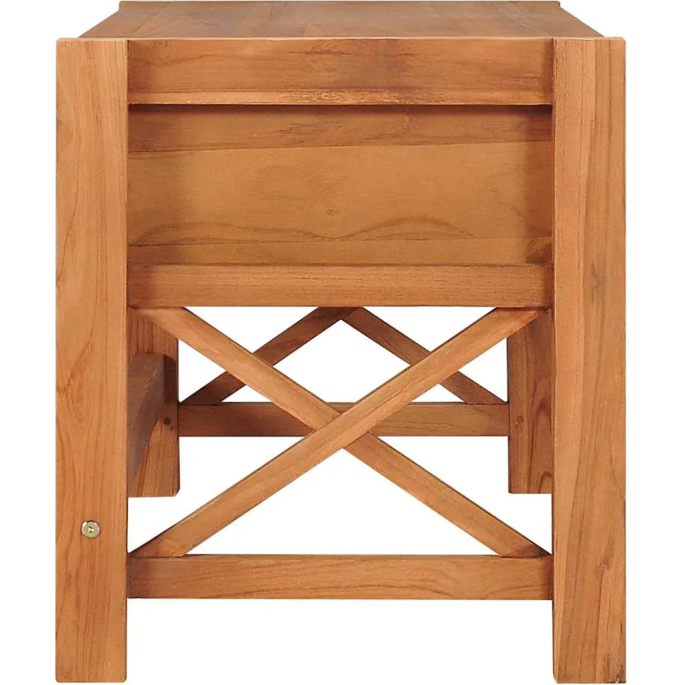 vidaXL Tv-meubel 100x40x45 cm teakhout bruin, foto 4