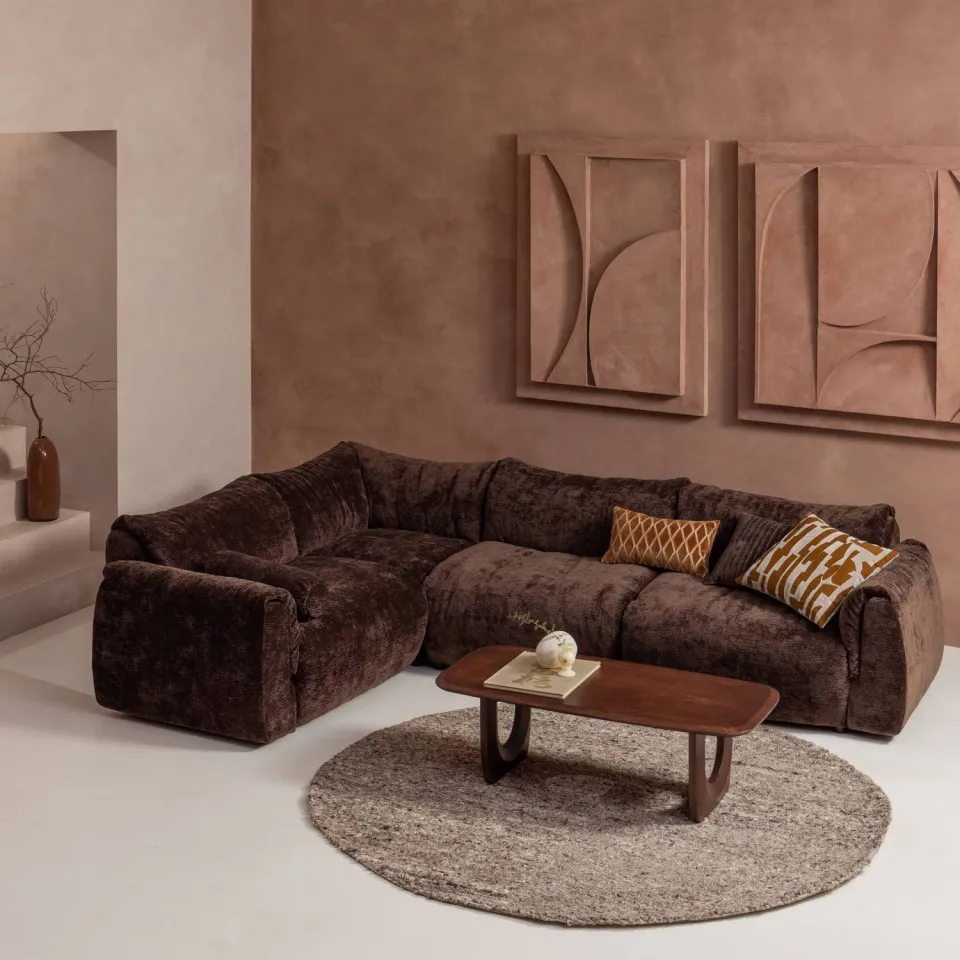 WOOOD Frequent Salontafel - Mango - Walnoot - 40x120x60, foto 3
