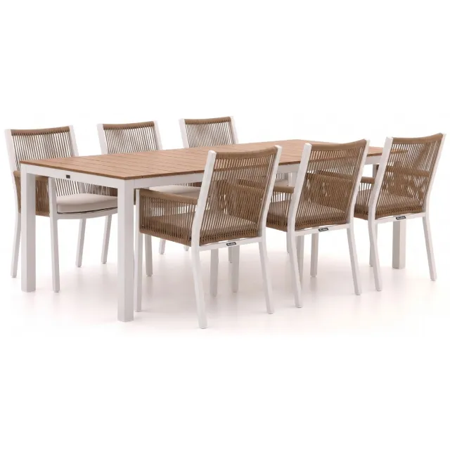 Manifesto Furniture Manifesto Rivola/Fidenza 220cm dining tuinset 7-delig
