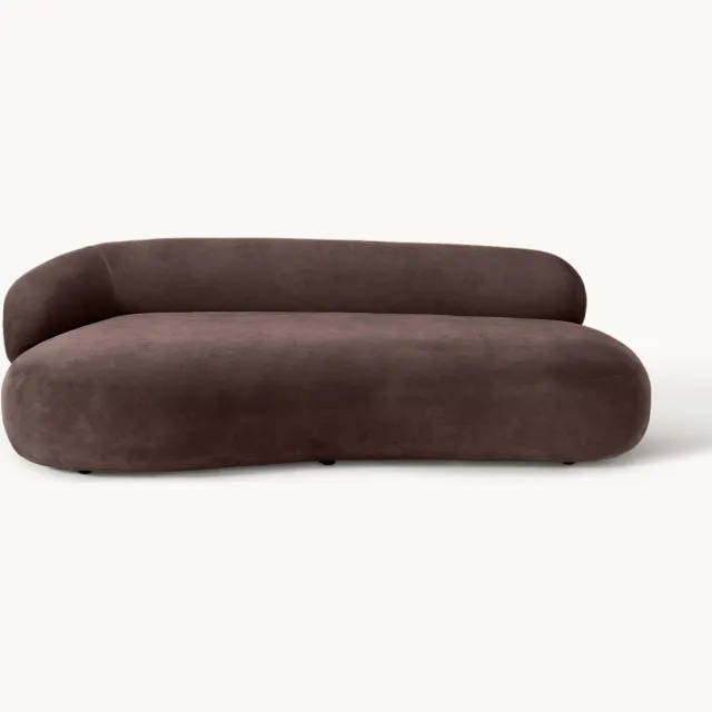 Westwing Collection Bank Alba (3-zits) Bruin