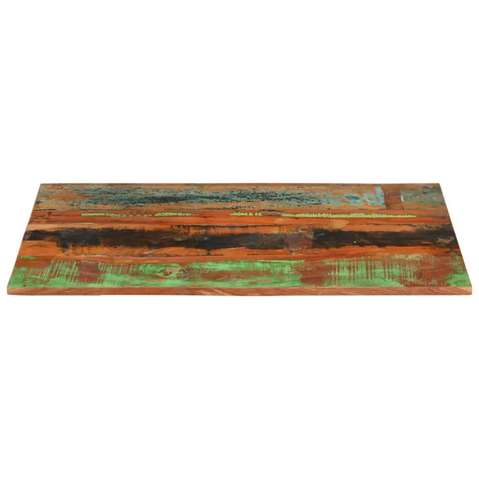 vidaXL Tafelblad rechthoekig 15-16 mm 60x90 cm massief gerecycled hout meerkleurig, foto 2