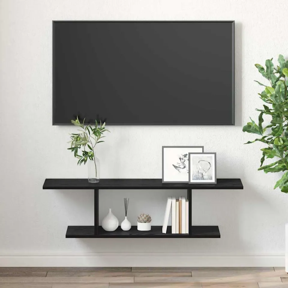 vidaXL Tv-meubelset 103 x 30 x 26,5 cm Zwart Bewerkt hout, foto 4